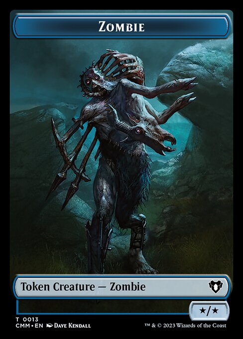 Human Soldier // Zombie (0013) Double-Sided Token [Commander Masters Tokens] - Magic: The Gathering - Card Brawlers | Quebec | Canada |
