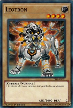 Leotron [YS18-EN001] Common - Yu-Gi-Oh! - Card Brawlers | Quebec | Canada |