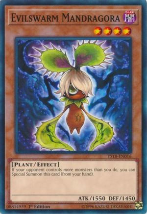 Evilswarm Mandragora [YS18-EN016] Common - Yu-Gi-Oh! - Card Brawlers | Quebec | Canada |