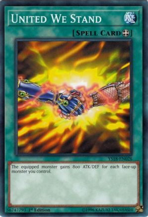 United We Stand [YS18-EN028] Common - Yu-Gi-Oh! - Card Brawlers | Quebec | Canada |