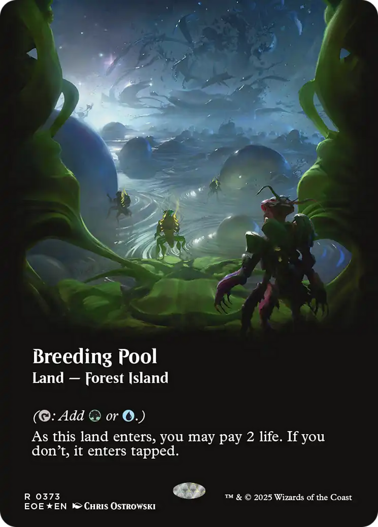 Breeding Pool (Borderless) (Galaxy Foil) [Edge of Eternities] - Magic: The Gathering - Card Brawlers | Quebec | Canada |