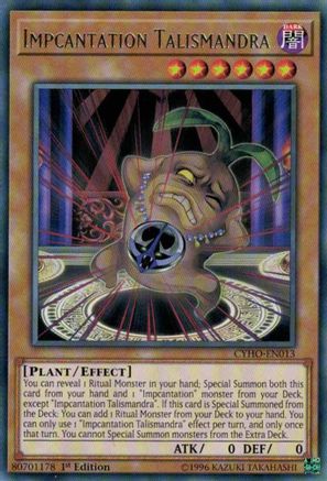 Impcantation Talismandra [CYHO-EN013] Rare - Yu-Gi-Oh! - Card Brawlers | Quebec | Canada |