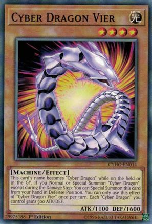 Cyber Dragon Vier [CYHO-EN014] Common - Yu-Gi-Oh! - Card Brawlers | Quebec | Canada |