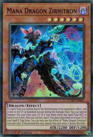 Mana Dragon Zirnitron [CYHO-EN021] Super Rare - Yu-Gi-Oh! - Card Brawlers | Quebec | Canada |