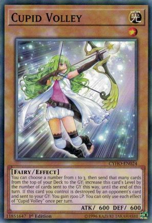 Cupid Volley [CYHO-EN024] Common - Yu-Gi-Oh! - Card Brawlers | Quebec | Canada |