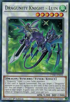 Dragunity Knight - Luin [CYHO-EN032] Rare - Yu-Gi-Oh! - Card Brawlers | Quebec | Canada |