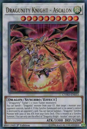Dragunity Knight - Ascalon [CYHO-EN033] Ultra Rare - Yu-Gi-Oh! - Card Brawlers | Quebec | Canada |