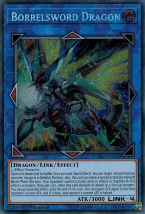 Borrelsword Dragon [CYHO-EN034] Secret Rare - Yu-Gi-Oh! - Card Brawlers | Quebec | Canada |
