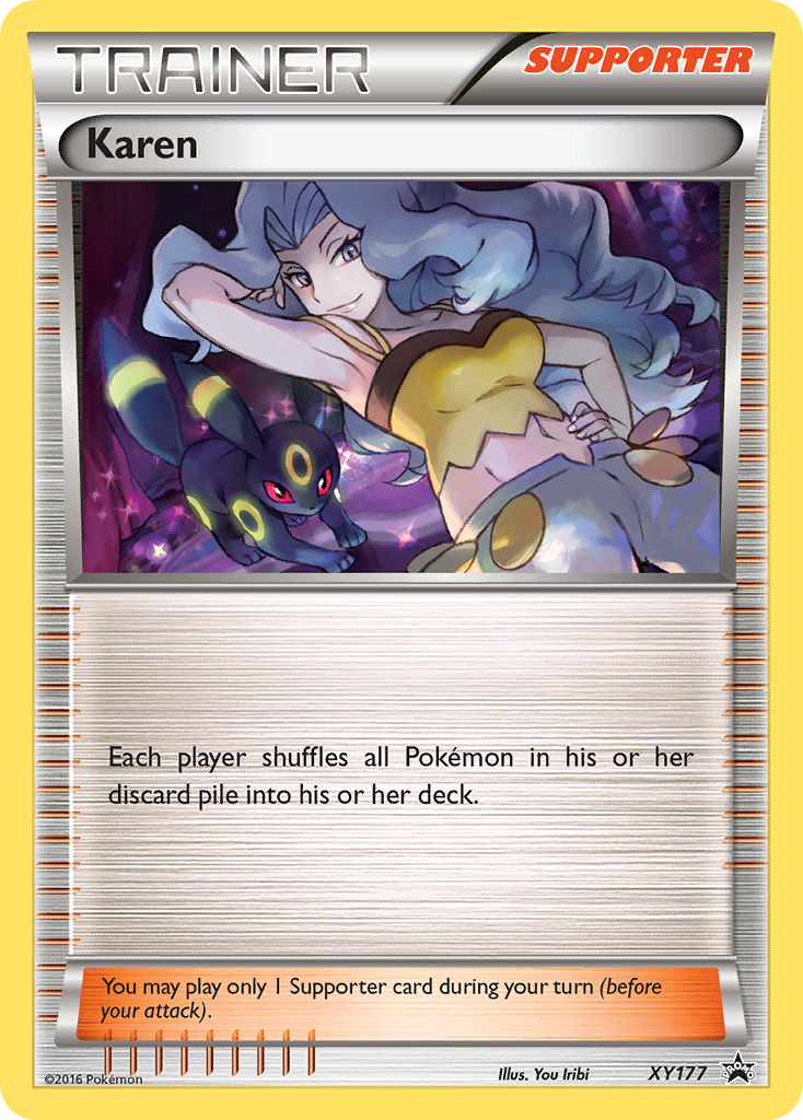 Karen (XY177) [XY: Black Star Promos] - Pokémon - Card Brawlers | Quebec | Canada |