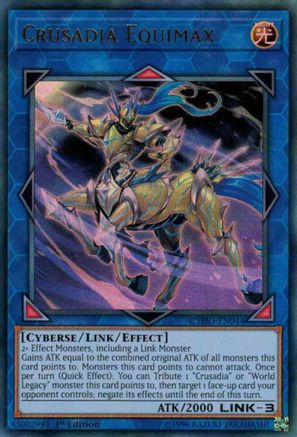 Crusadia Equimax [CYHO-EN044] Ultra Rare - Yu-Gi-Oh! - Card Brawlers | Quebec | Canada |