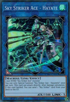 Sky Striker Ace - Hayate [CYHO-EN047] Super Rare - Yu-Gi-Oh! - Card Brawlers | Quebec | Canada |