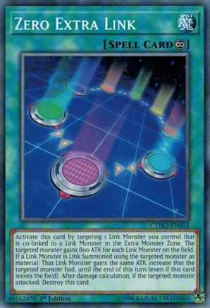 Zero Extra Link [CYHO-EN052] Common - Yu-Gi-Oh! - Card Brawlers | Quebec | Canada |