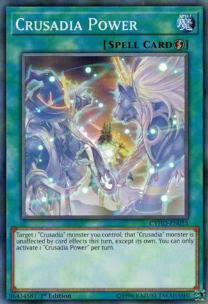Crusadia Power [CYHO-EN055] Common - Yu-Gi-Oh! - Card Brawlers | Quebec | Canada |