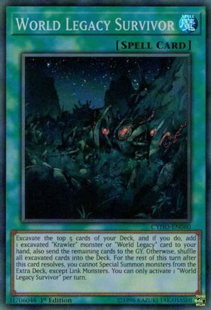 World Legacy Survivor [CYHO-EN060] Super Rare - Yu-Gi-Oh! - Card Brawlers | Quebec | Canada |