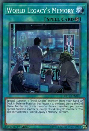 World Legacy's Memory [CYHO-EN061] Common - Yu-Gi-Oh! - Card Brawlers | Quebec | Canada |
