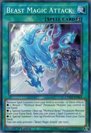Beast Magic Attack [CYHO-EN063] Common - Yu-Gi-Oh! - Card Brawlers | Quebec | Canada |