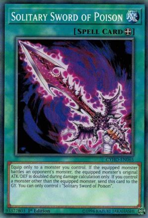 Solitary Sword of Poison [CYHO-EN065] Common - Yu-Gi-Oh! - Card Brawlers | Quebec | Canada |