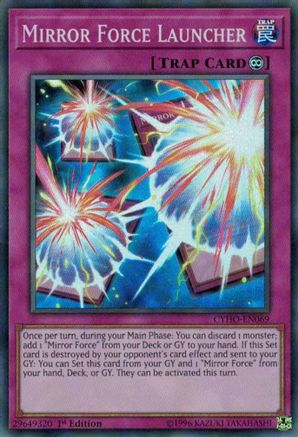 Mirror Force Launcher [CYHO-EN069] Super Rare - Yu-Gi-Oh! - Card Brawlers | Quebec | Canada |
