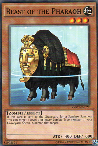 Beast of the Pharaoh [OP03-EN022] Common - Yu-Gi-Oh! - Card Brawlers | Quebec | Canada |