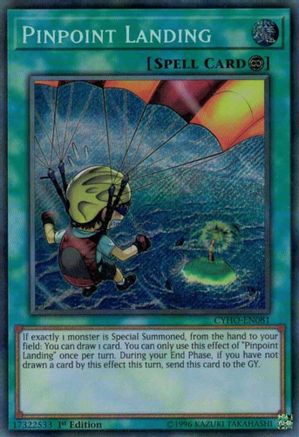 Pinpoint Landing [CYHO-EN081] Secret Rare - Yu-Gi-Oh! - Card Brawlers | Quebec | Canada |