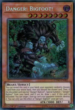 Danger! Bigfoot! [CYHO-EN082] Secret Rare - Yu-Gi-Oh! - Card Brawlers | Quebec | Canada |