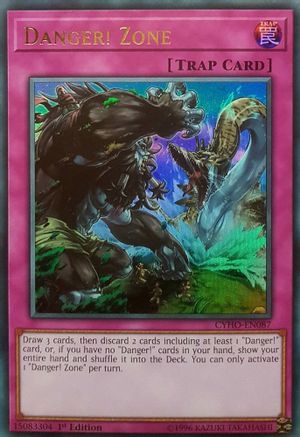 Danger! Zone [CYHO-EN087] Ultra Rare - Yu-Gi-Oh! - Card Brawlers | Quebec | Canada |