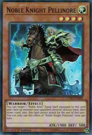 Noble Knight Pellinore [CYHO-EN090] Super Rare - Yu-Gi-Oh! - Card Brawlers | Quebec | Canada |
