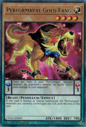 Performapal Gold Fang [CYHO-EN095] Rare - Yu-Gi-Oh! - Card Brawlers | Quebec | Canada |