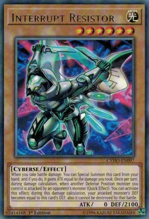 Interrupt Resistor [CYHO-EN097] Rare - Yu-Gi-Oh! - Card Brawlers | Quebec | Canada |