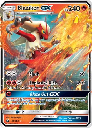 Blaziken GX (28/168) [Sun & Moon: Celestial Storm] - Pokémon - Card Brawlers | Quebec | Canada |