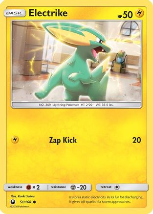 Electrike (51/168) [Sun & Moon: Celestial Storm] - Pokémon - Card Brawlers | Quebec | Canada |