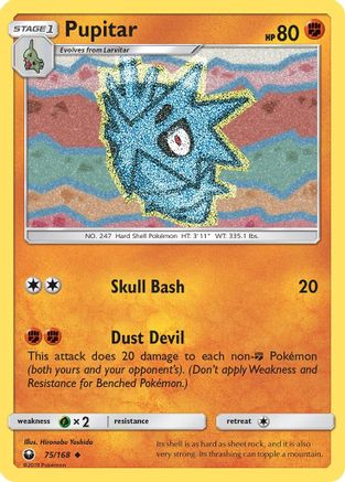 Pupitar (75/168) [Sun & Moon: Celestial Storm] - Pokémon - Card Brawlers | Quebec | Canada |