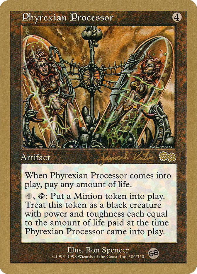 Phyrexian Processor (Janosch Kuhn) (SB) [World Championship Decks 2000] - Magic: The Gathering - Card Brawlers | Quebec | Canada |