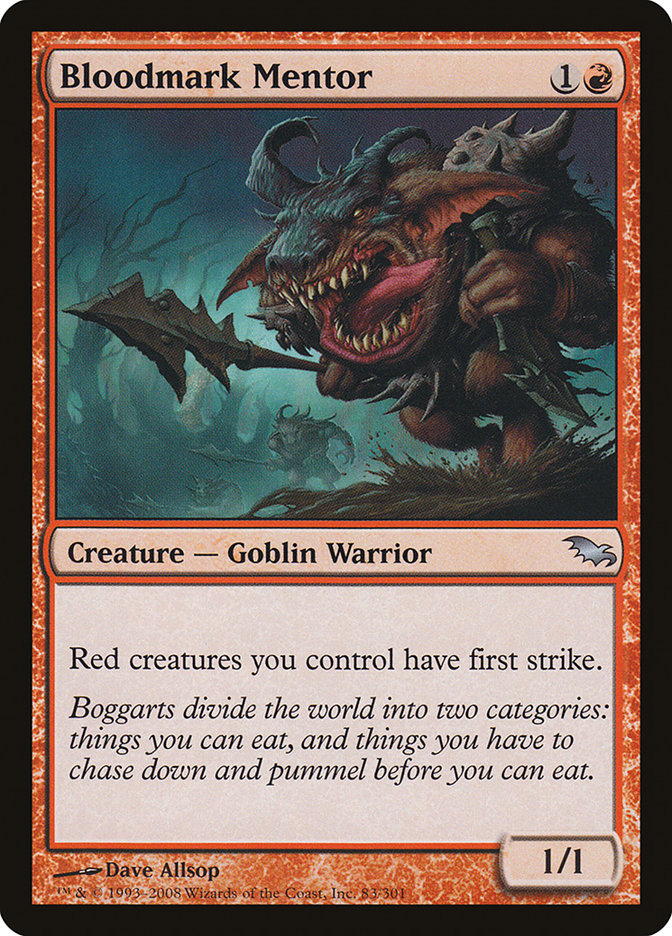 Bloodmark Mentor [Shadowmoor] - Magic: The Gathering - Card Brawlers | Quebec | Canada |