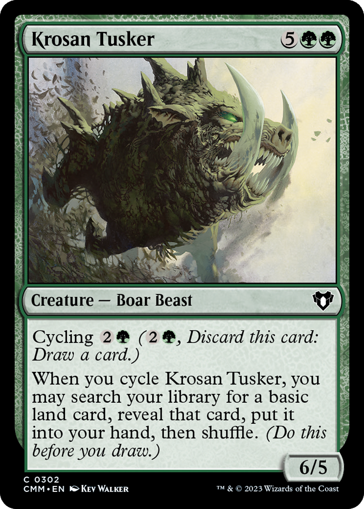 Krosan Tusker [Commander Masters] - Magic: The Gathering - Card Brawlers | Quebec | Canada |