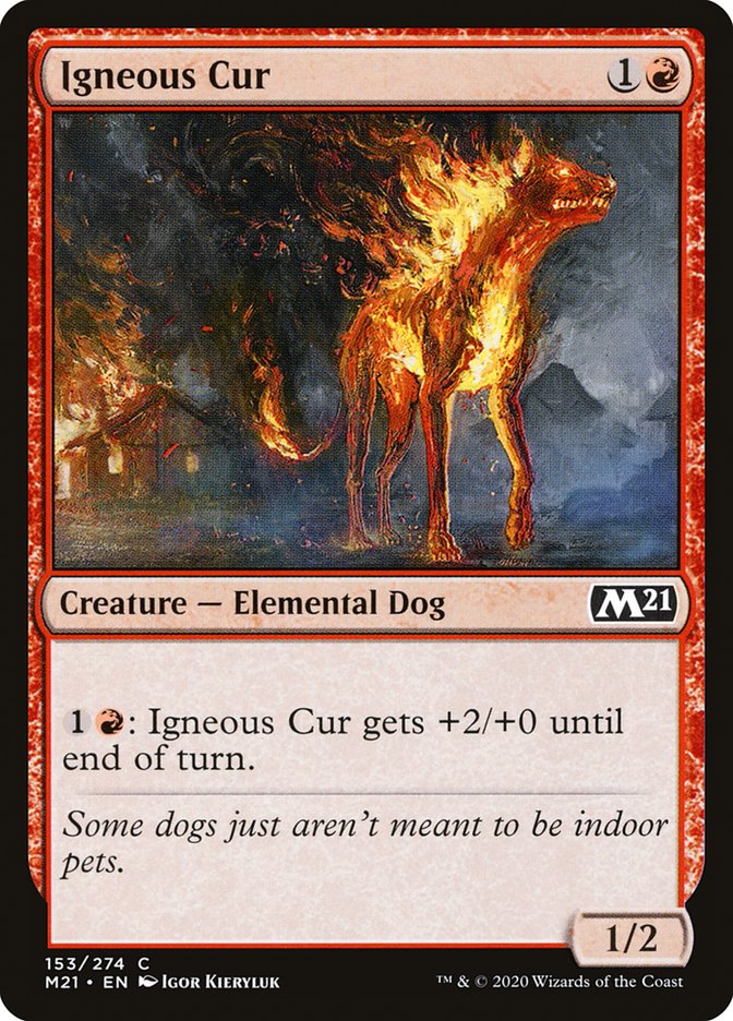 Igneous Cur [Core Set 2021] - Magic: The Gathering - Card Brawlers | Quebec | Canada |
