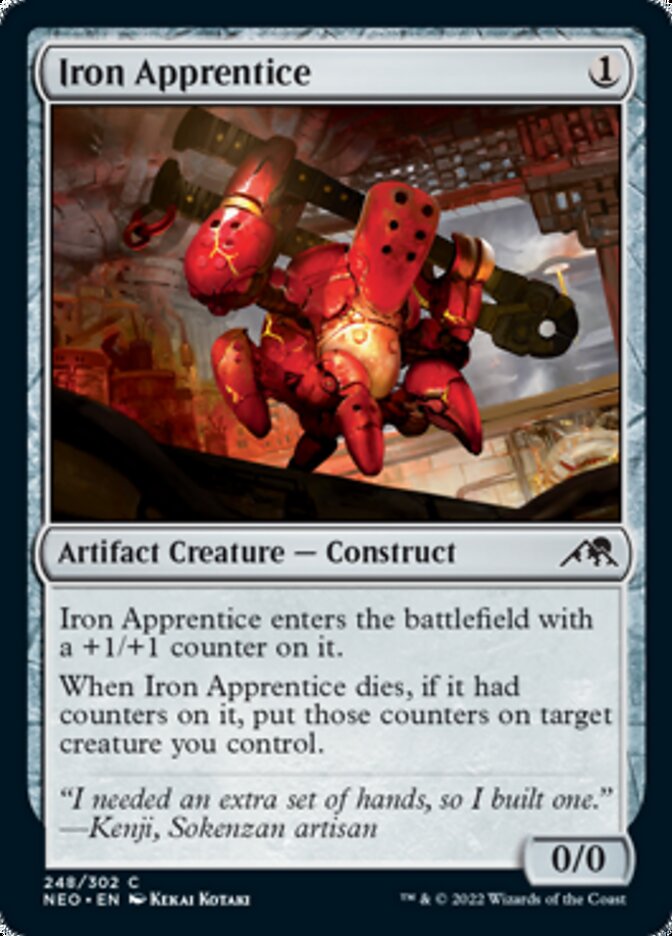 Iron Apprentice [Kamigawa: Neon Dynasty] - Magic: The Gathering - Card Brawlers | Quebec | Canada |
