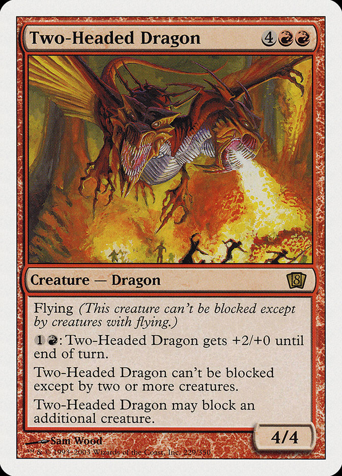Two-Headed Dragon [Eighth Edition] - Magic: The Gathering - Card Brawlers | Quebec | Canada |