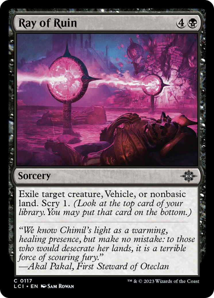 Ray of Ruin [The Lost Caverns of Ixalan] - Magic: The Gathering - Card Brawlers | Quebec | Canada |