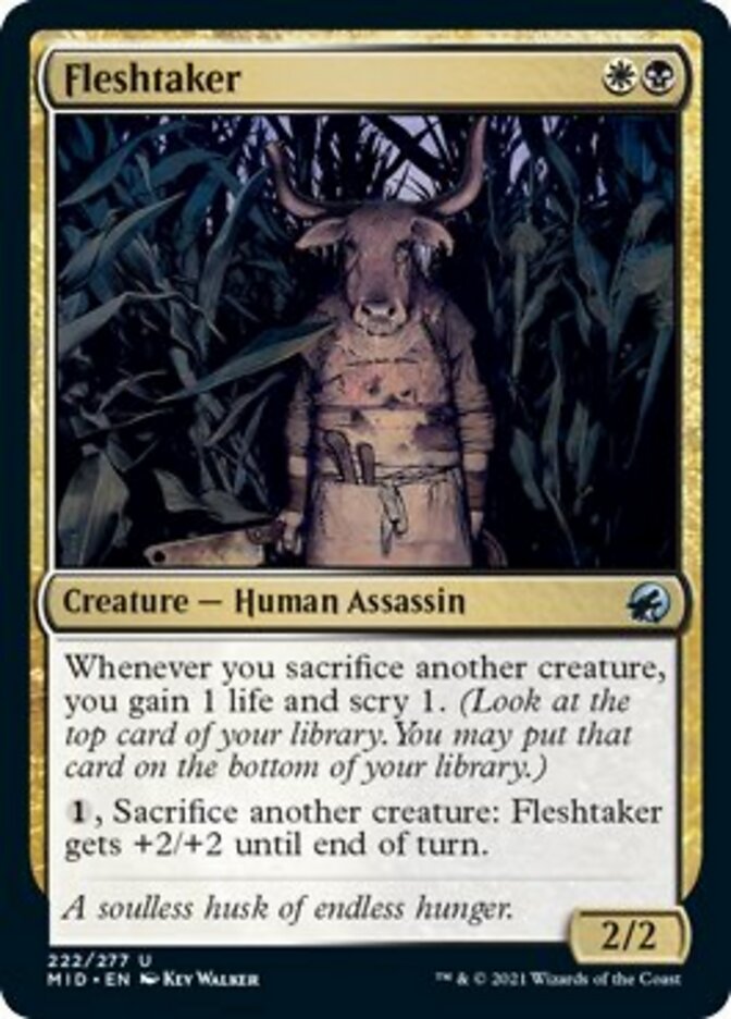 Fleshtaker [Innistrad: Midnight Hunt] - Magic: The Gathering - Card Brawlers | Quebec | Canada |