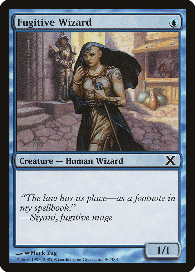 Fugitive Wizard [Tenth Edition] - Magic: The Gathering - Card Brawlers | Quebec | Canada |