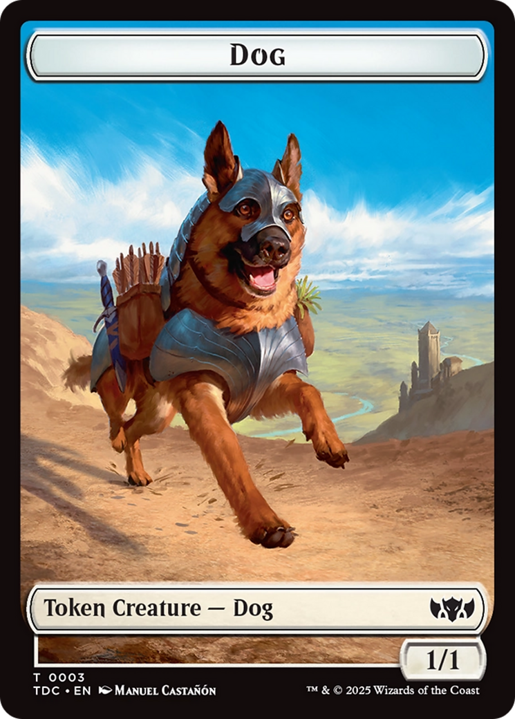 Dog // Goblin Double-Sided Token [Tarkir: Dragonstorm Commander Tokens] - Magic: The Gathering - Card Brawlers | Quebec | Canada |