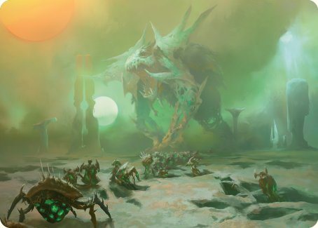 Green Sun's Twilight Art Card [Phyrexia: All Will Be One Art Series] - Magic: The Gathering - Card Brawlers | Quebec | Canada |