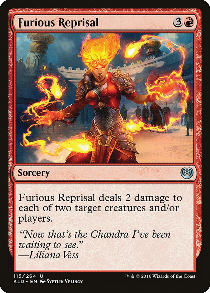Furious Reprisal [Kaladesh] - Magic: The Gathering - Card Brawlers | Quebec | Canada |