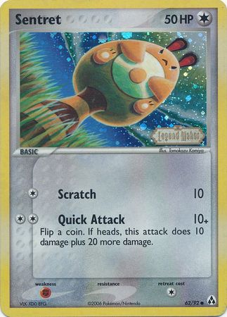 Sentret (62/92) (Stamped) [EX: Legend Maker] - Pokémon - Card Brawlers | Quebec | Canada |