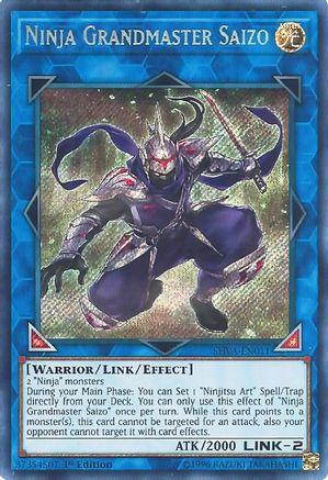 Ninja Grandmaster Saizo [SHVA-EN011] Secret Rare - Yu-Gi-Oh! - Card Brawlers | Quebec | Canada |
