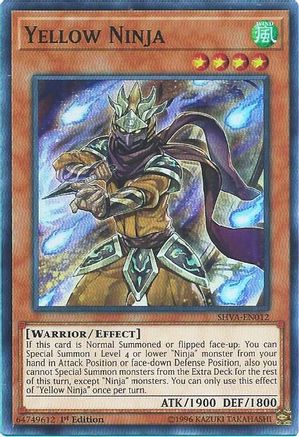 Yellow Ninja [SHVA-EN012] Super Rare - Yu-Gi-Oh! - Card Brawlers | Quebec | Canada |