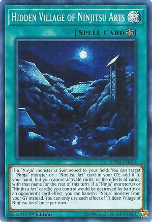 Hidden Village of Ninjitsu Arts [SHVA-EN014] Secret Rare - Yu-Gi-Oh! - Card Brawlers | Quebec | Canada |