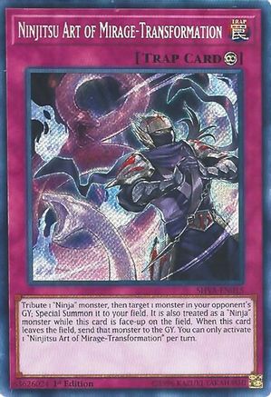 Ninjitsu Art of Mirage-Transformation [SHVA-EN015] Secret Rare - Yu-Gi-Oh! - Card Brawlers | Quebec | Canada |