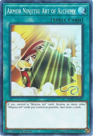 Armor Ninjitsu Art of Alchemy [SHVA-EN027] Super Rare - Yu-Gi-Oh! - Card Brawlers | Quebec | Canada |